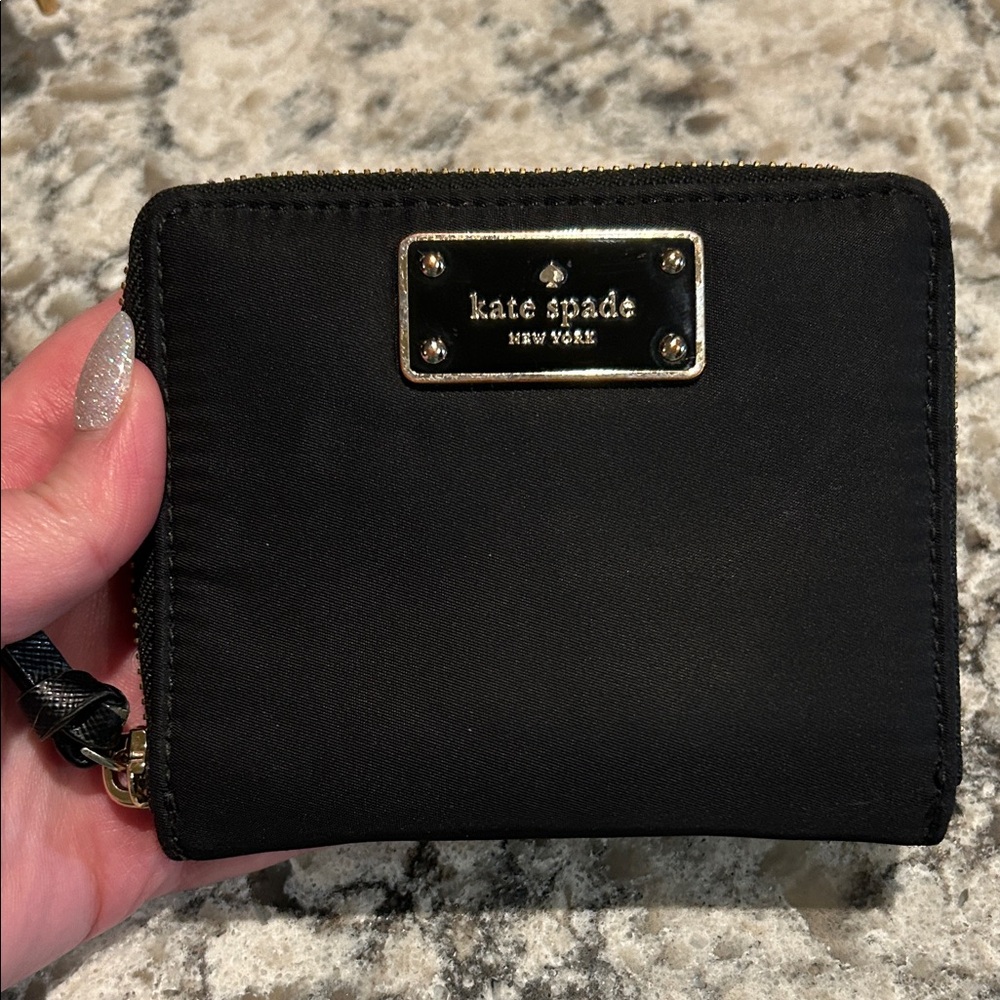 Kate Spade Black Compact Wallet
